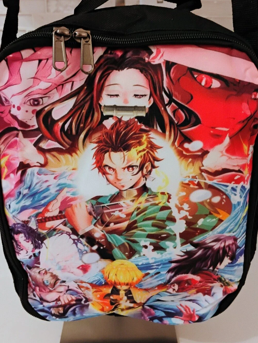 NEW 3FER Demon Slayer Backpack Set w/ Lunchbox, Pencil Case & A BONUS